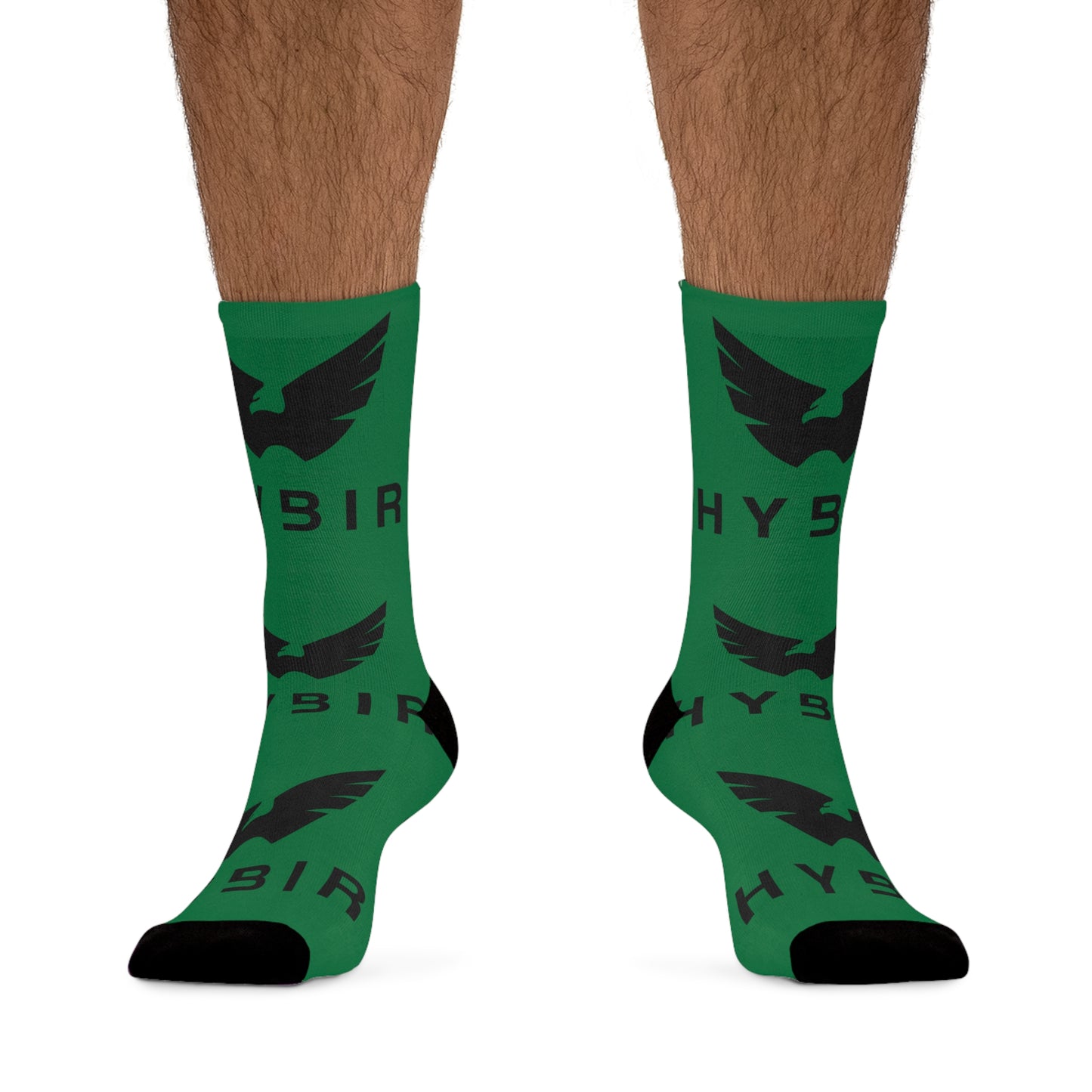 Green Recycled Poly Socks