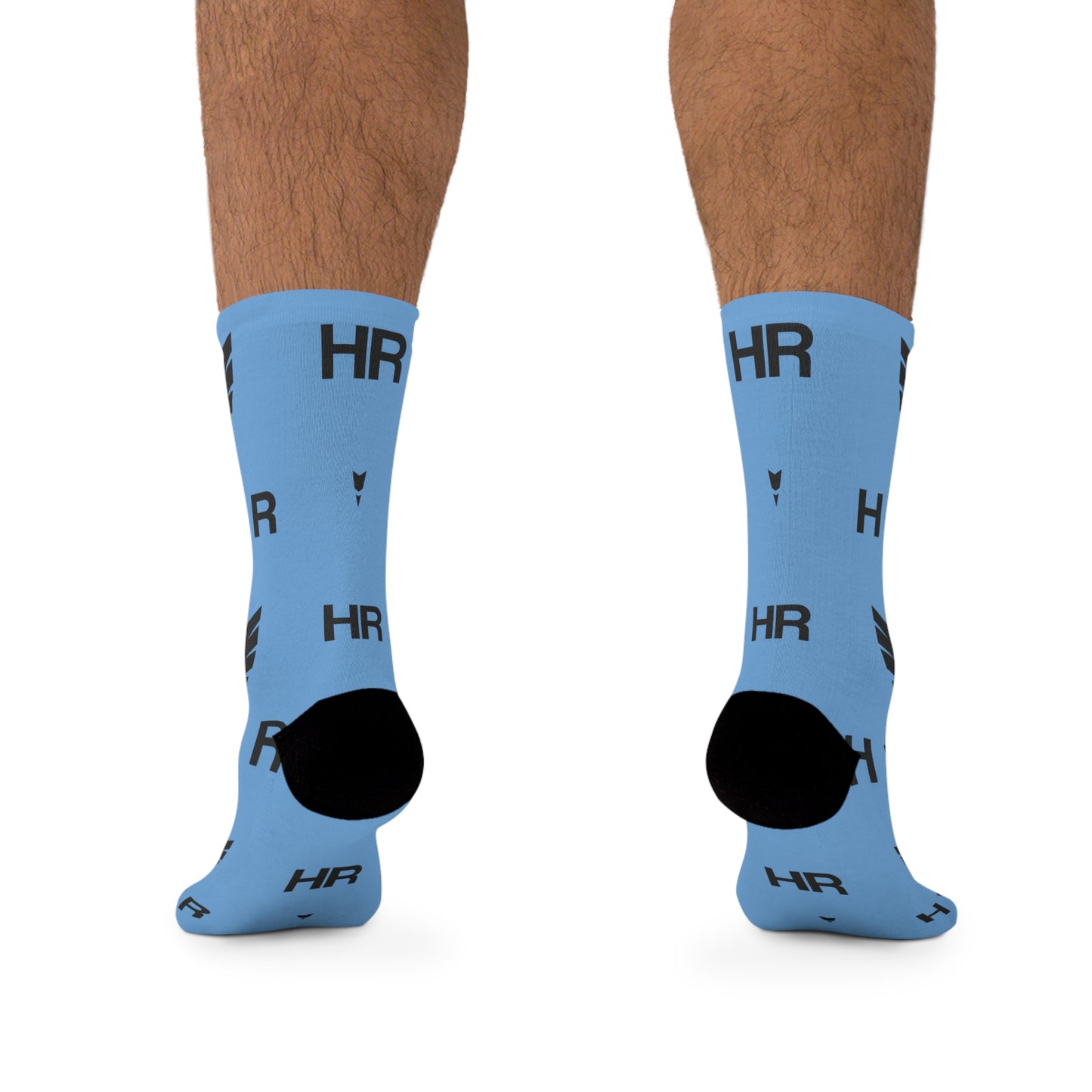 Blue Recycled Poly Socks