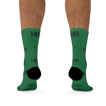 Green Recycled Poly Socks